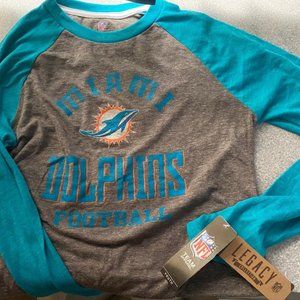 Official Miami Dolphins Youth XL NWT, long sleeve t-shirt